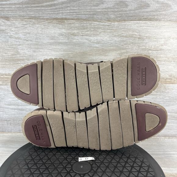 Cole Haan Men’s ZEROGRAND Brown Leather Wingtip Oxfords Size 10.5 - Picture 11 of 11